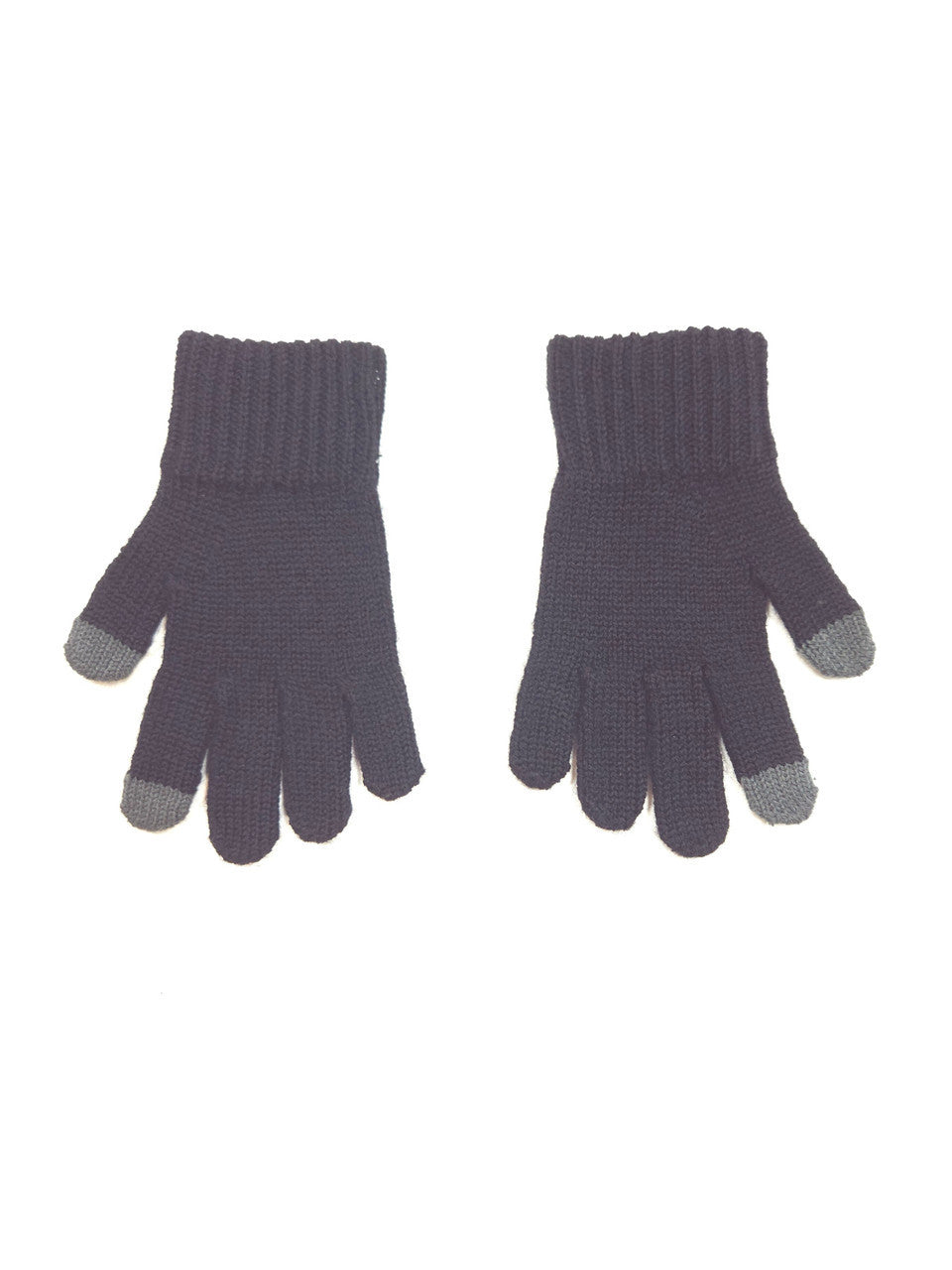 ODSS (Re)PLAY 126195 - Polarn O. Pyret Touchscreen Sensitive Wool Gloves. Size 6-12Y kids black