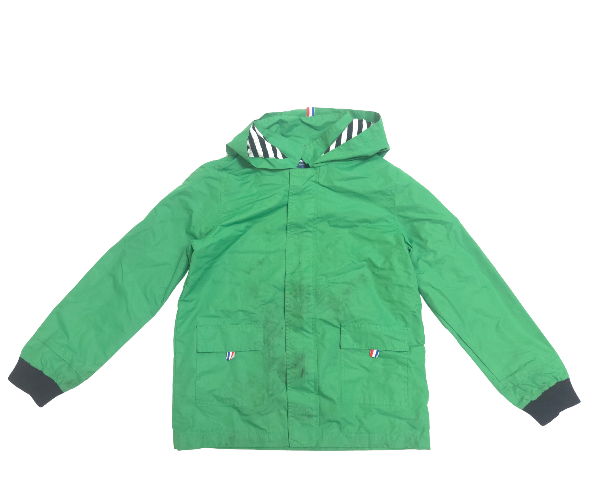ODSS (Re)PLAY - Hiheart Shell Jacket. Size 9-10Y green front