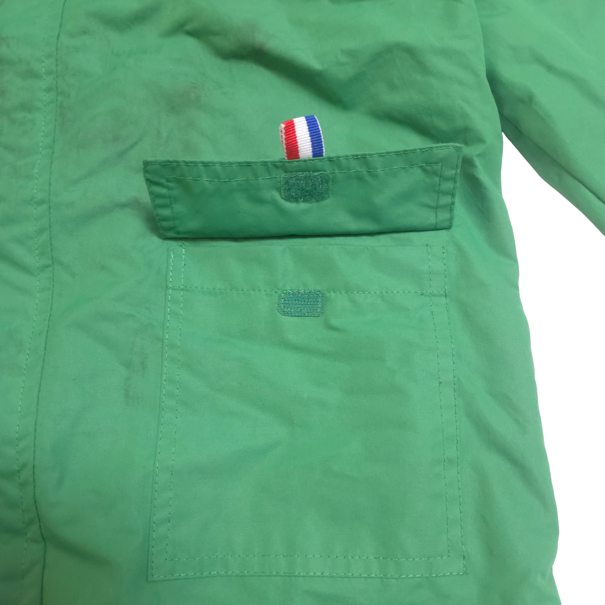 ODSS (Re)PLAY - Hiheart Shell Jacket. Size 9-10Y green packet