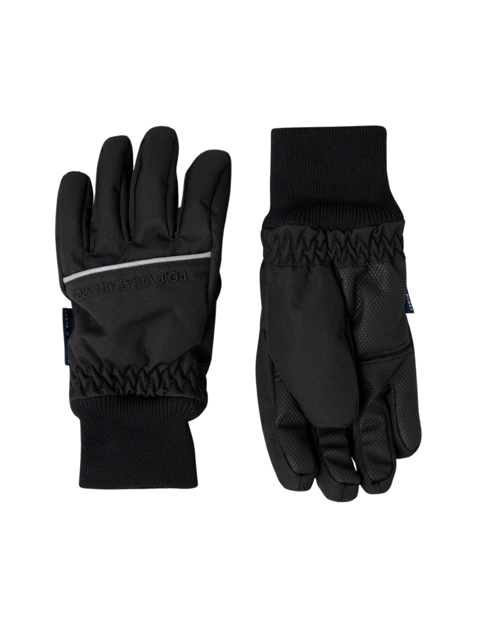 ODSS (Re)PLAY 126198- Polarn O. Pyret Winter Gloves. Size 4-6Y black front and back