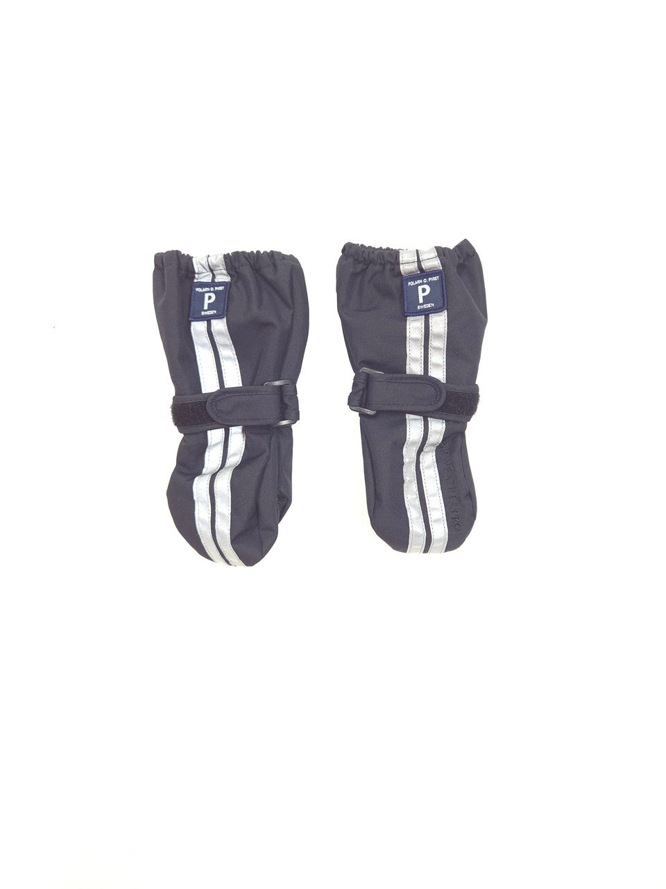 ODSS (Re)PLAY 126200 - Polarn O. Pyret Shell Mittens. Size 6M-2Y black cuff