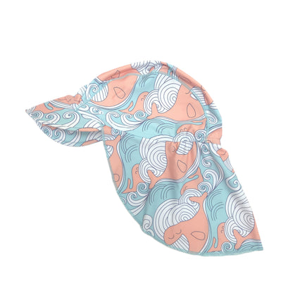 swim sun hat with UPF50+