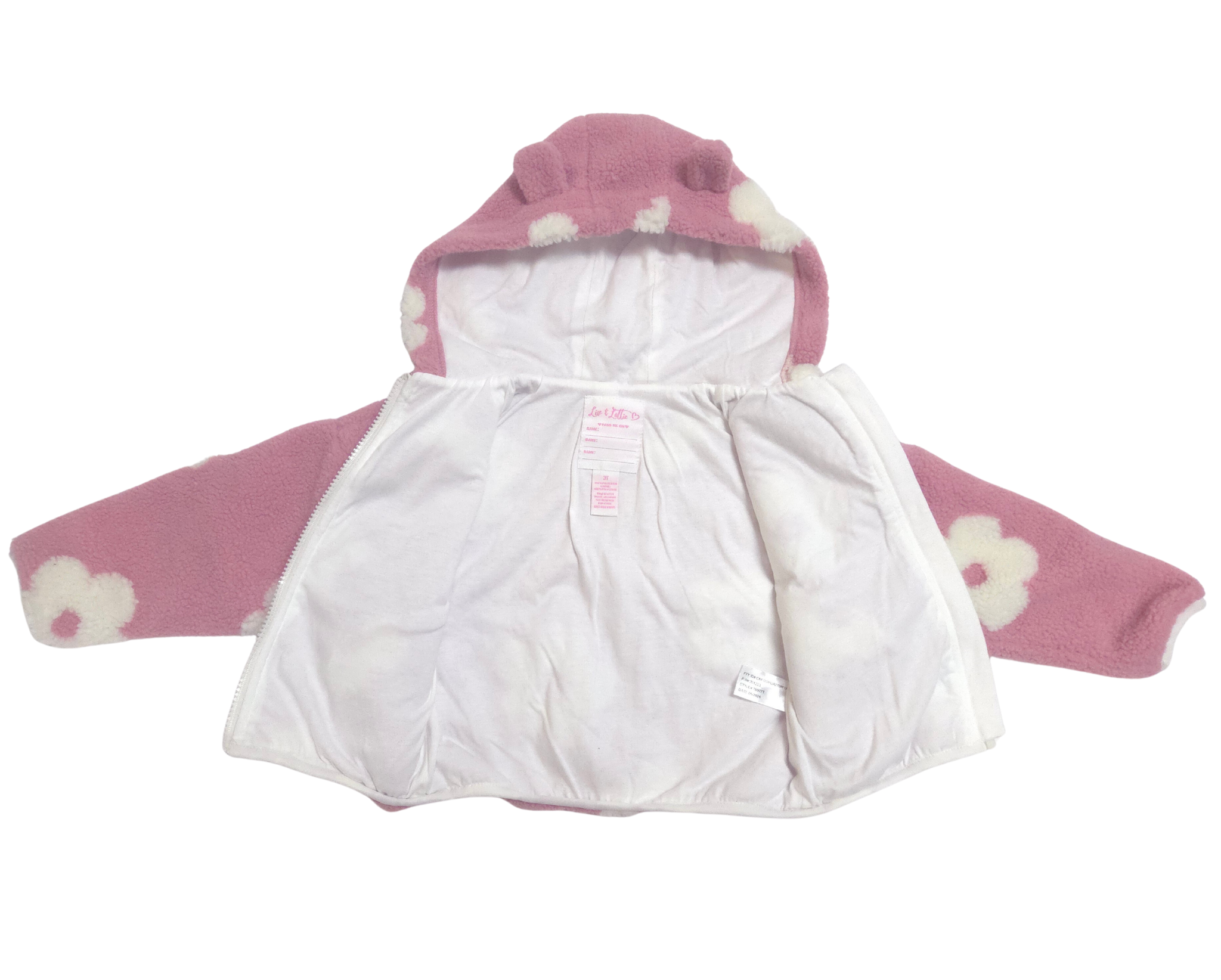 ODSS (Re)PLAY - Live&Lottie Fleece Jacket. Size 2-3Y open