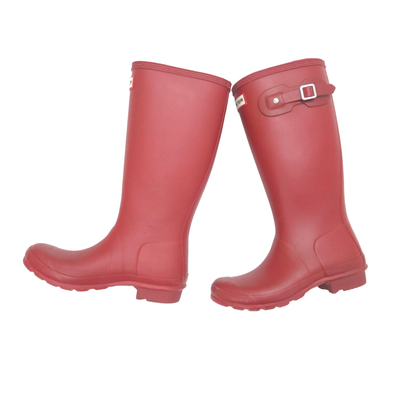 ODSS (Re)PLAY - Hunter Rain Boots. Size 4US/36EU red