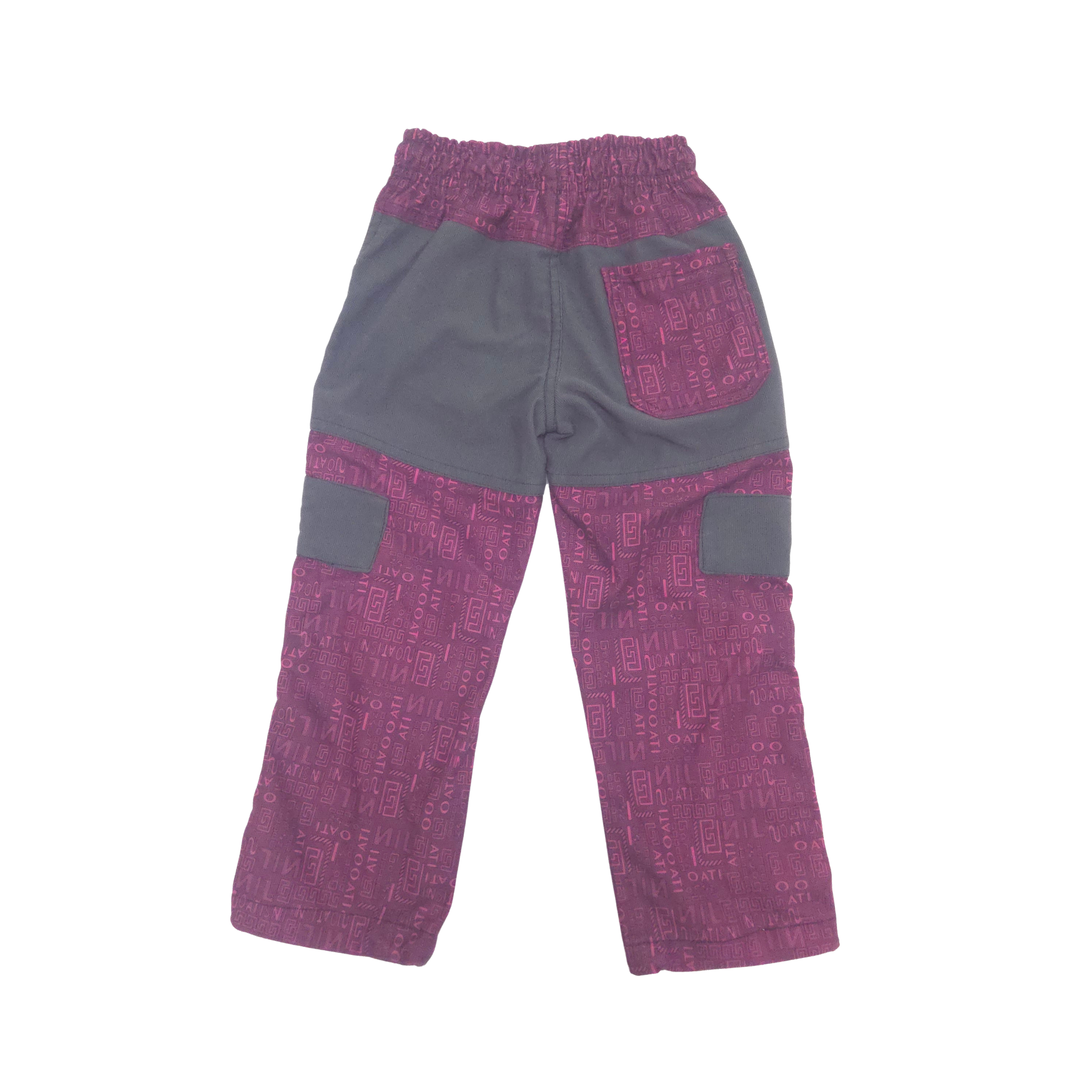 pink hiking pants back