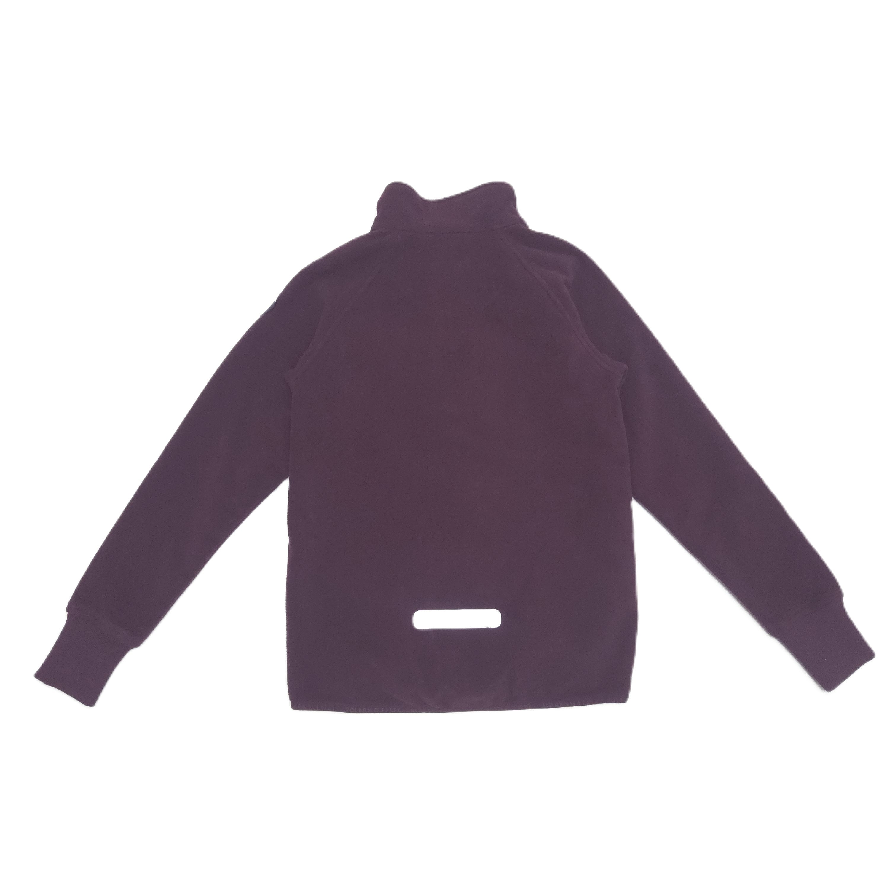 dark red wind proof jacket back