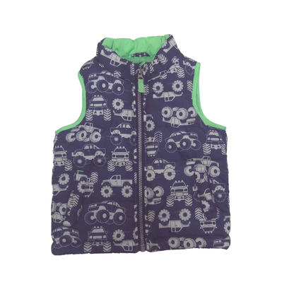 puffer vest navy