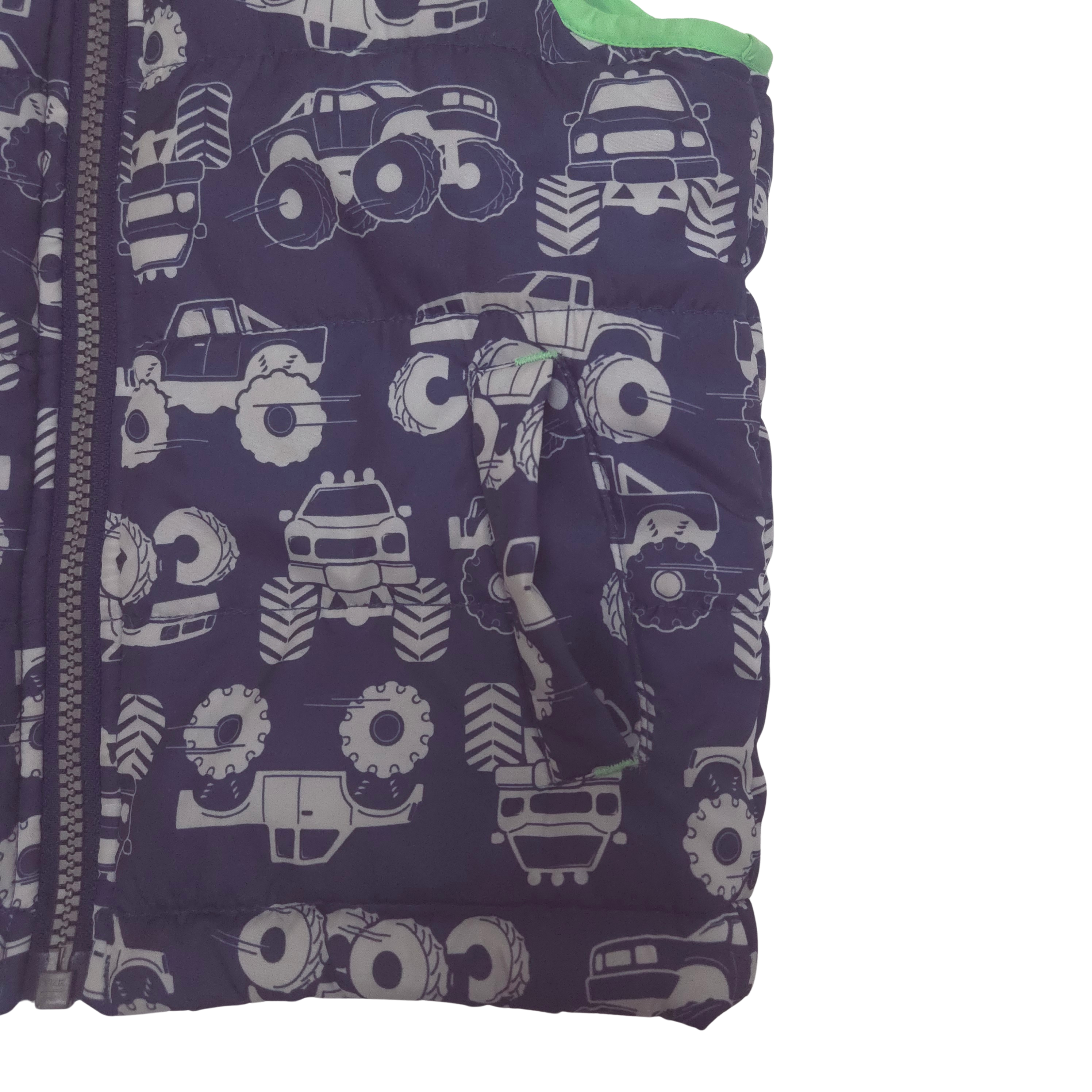 puffer vest pucket detail