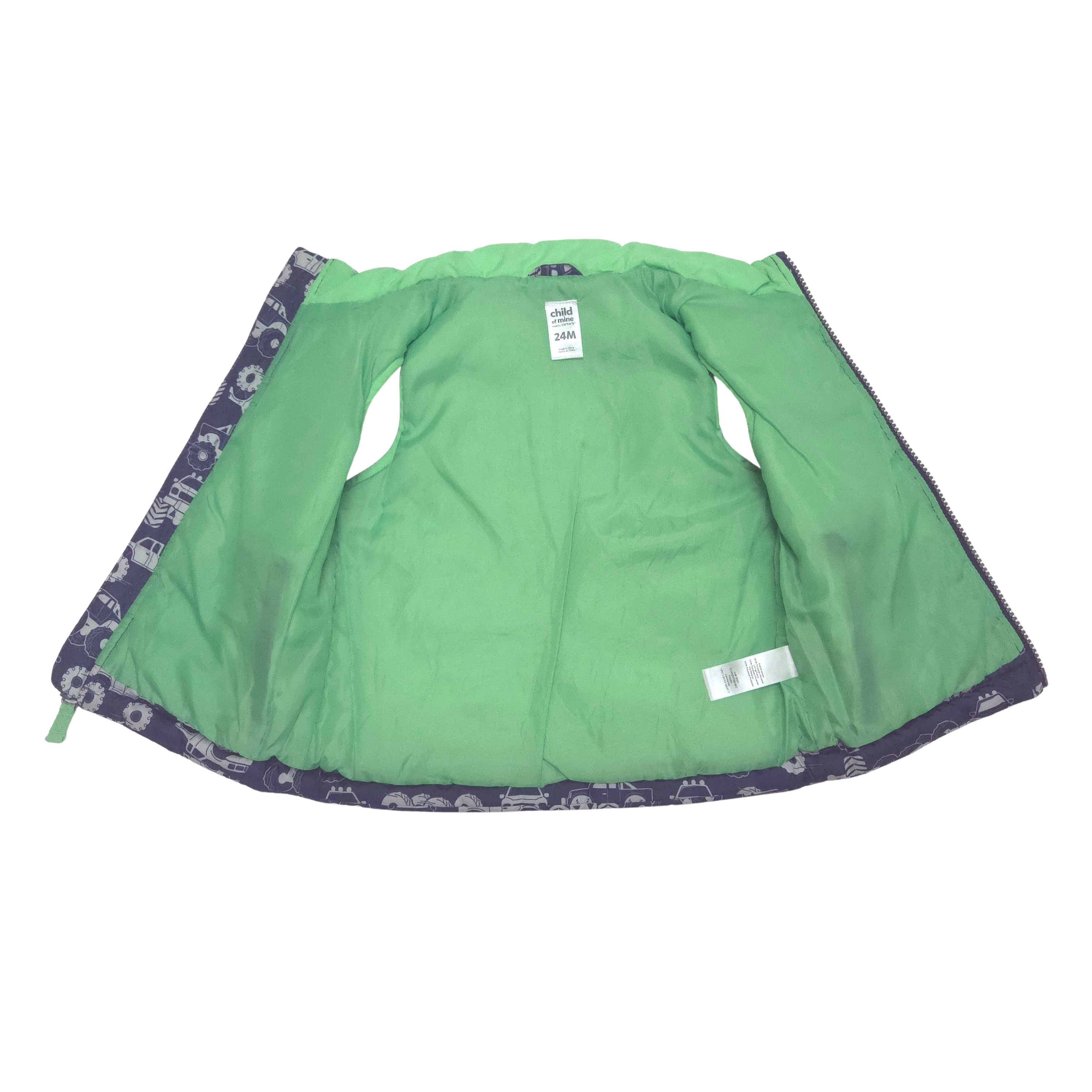puffer vest open