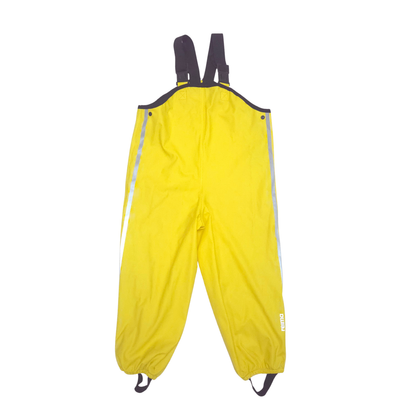 yellow rain pants
