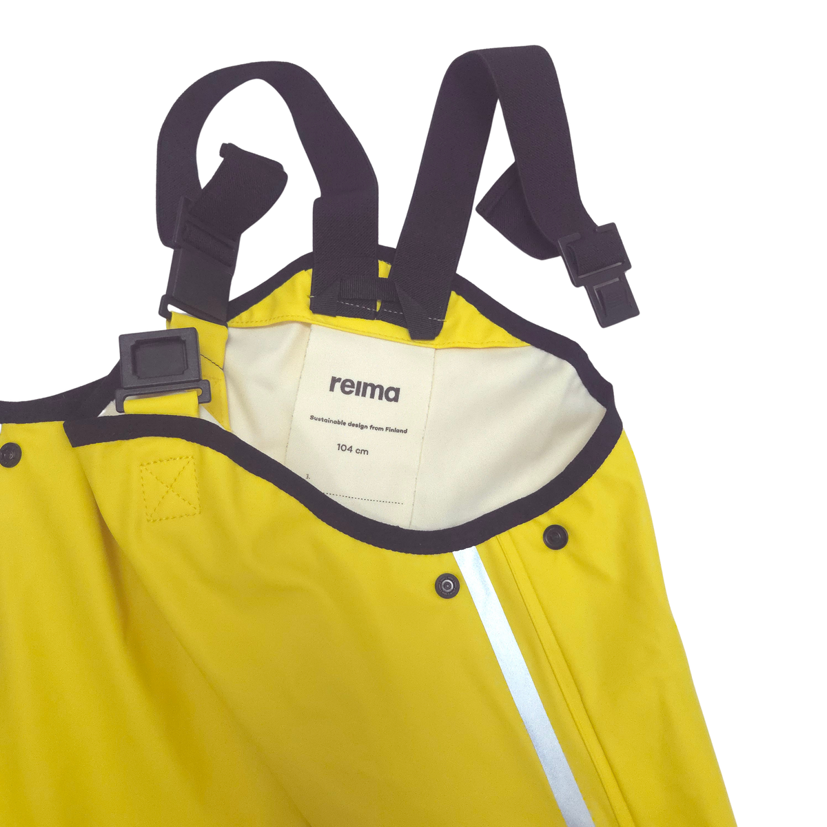 yellow rain pants