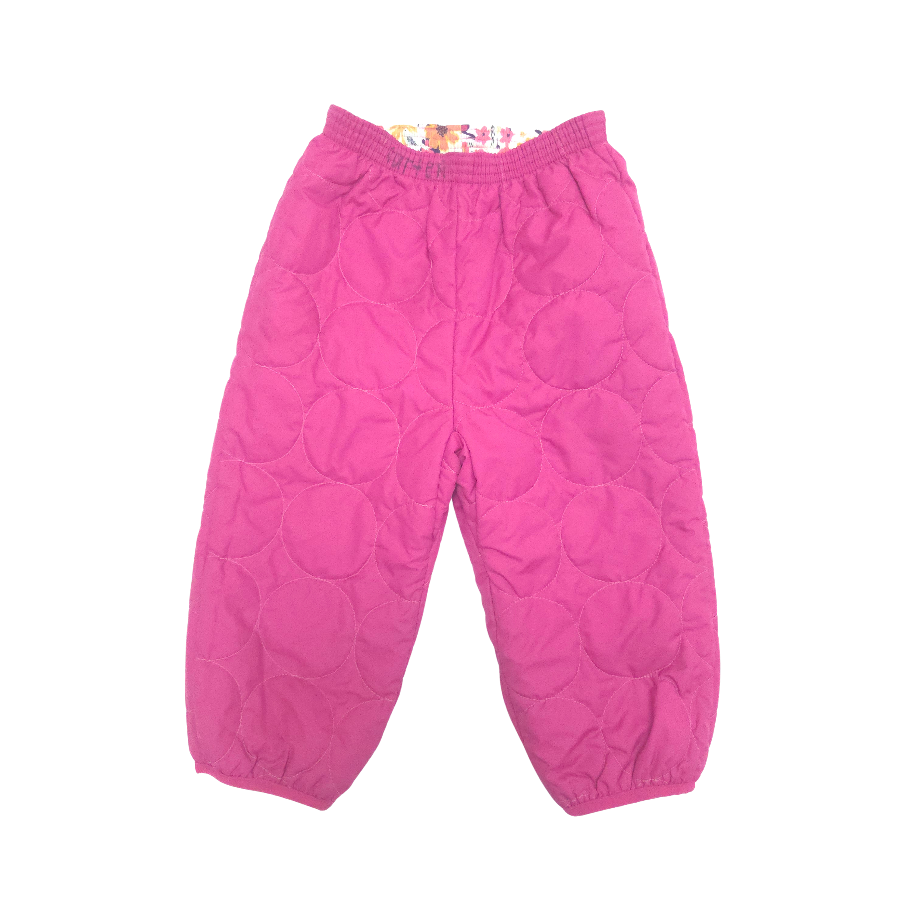reversible puffer pants