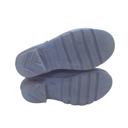 blue rain boots sole