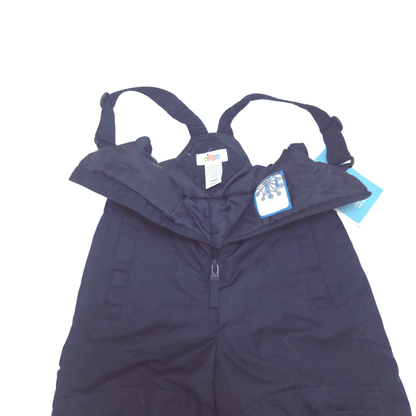 navy bib snow pants open