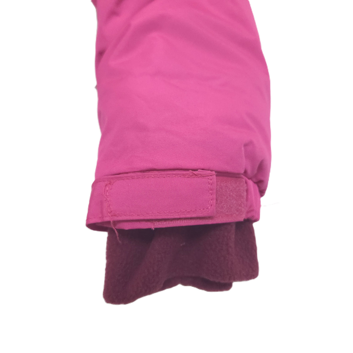 Adjustable velcro sleeve cuffs with cozy fleece inner cuff