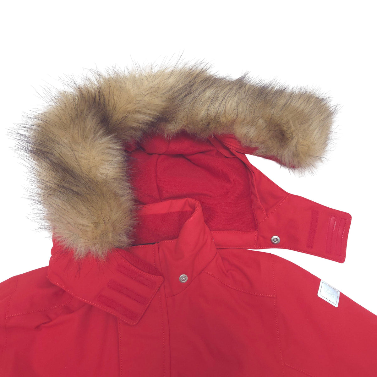 removable hood and fur