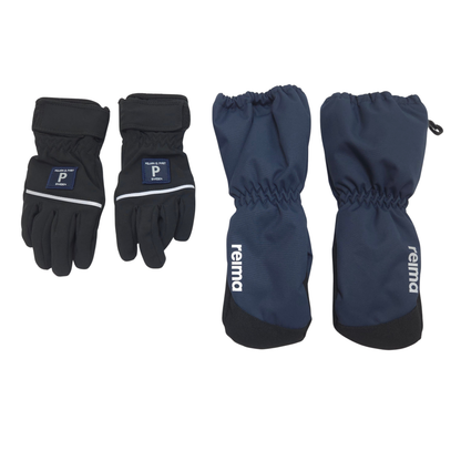 ODSS (Re)PLAY - Polarn O. Pyret/Reima - Bundle Softshell/Winter Mittens. Size 2-4Y
