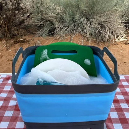8L Flat Pack Collapsable Sink for Outdoor Adventures | Survive Outside Longer