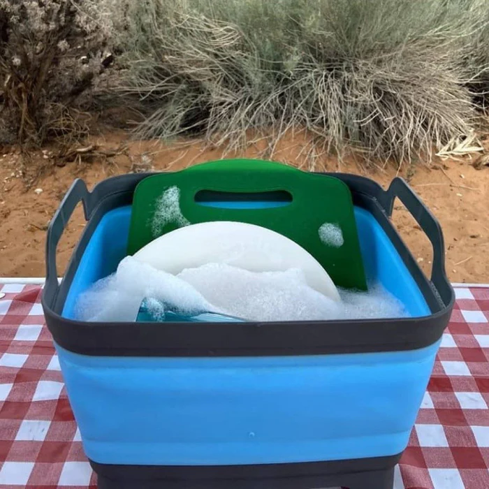 8L Flat Pack Collapsable Sink for Outdoor Adventures | Survive Outside Longer