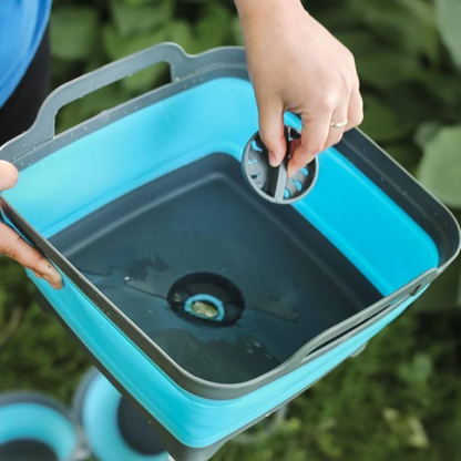 8L Flat Pack Collapsable Sink for Outdoor Adventures | Survive Outside Longer