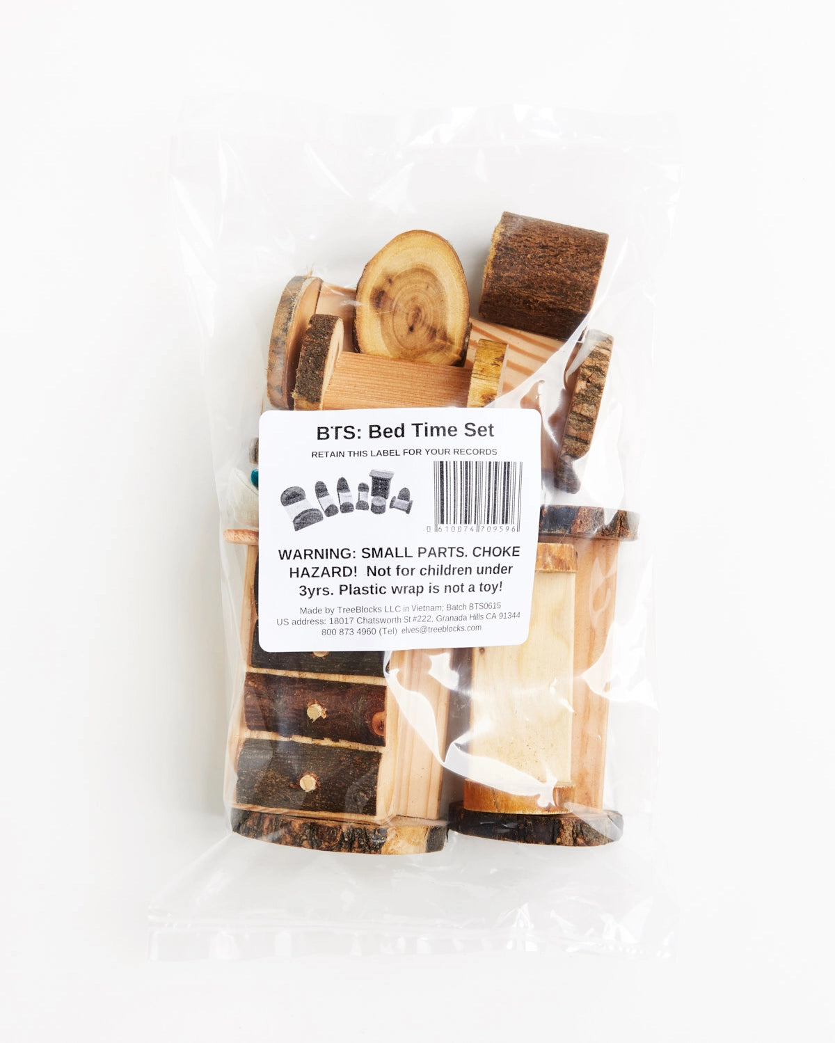 Tree Blocks Bed Time Set