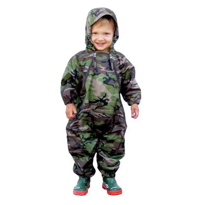 Muddy Buddy All-in-One Rain Suit | Camo Rainsuit, Tuffo