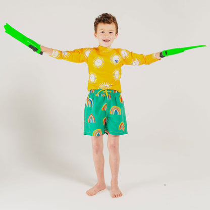 UV Protective Swim Trunks-26921 