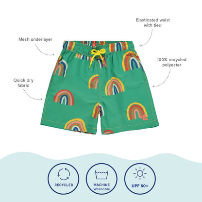 UV Protective Swim Trunks-26921 