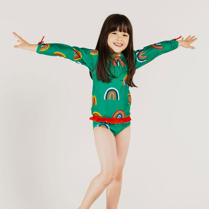 Kids UV Protective Rash Guard Swim Set - 50+, Swim top and Bottom | Muddy Puddles 