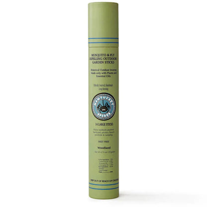 Natural Repelling Mosquito & Fly Outdoor Garden Incense Sticks - Gentle yet Effective, Safe | Nantucket Spider 