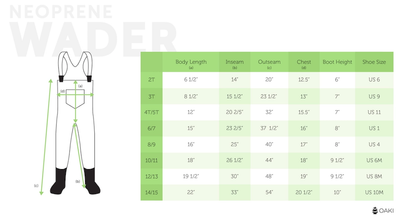 Kids Neoprene Breathable Waders - Pink Print | Oaki 