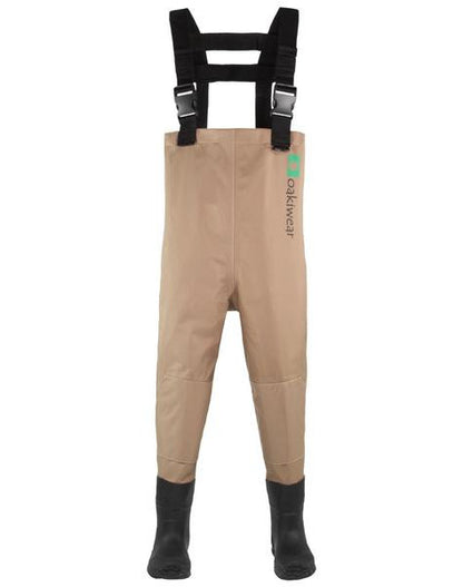Kids Neoprene Breathable Waders - Tan | Oaki 