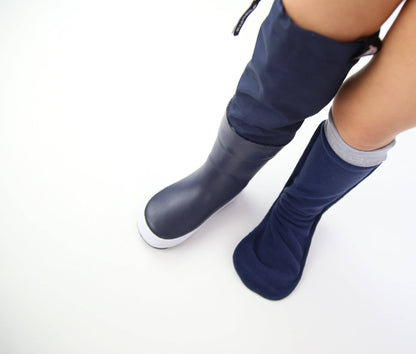 Kids Fleece Socks - Navy