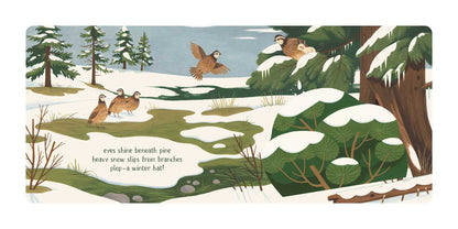 Kids Woodland Animal Board Book – Peek-a-boo Haiku – Interactive Lift-the-Flap Nature Book