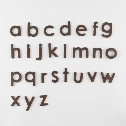 Kids Magnetic Lowercase Alphabet Set – Oioiooi – 26 Letters in a Cotton Pouch