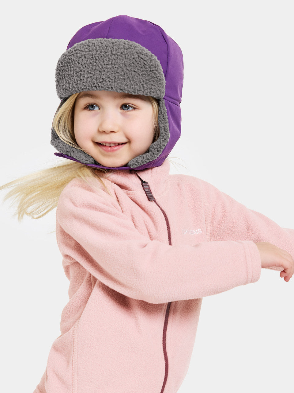 Kids Biggles Classic Trapper Style Winter Hat – Waterproof, Fleece Lined | Didriksons 
