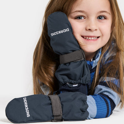 Kids Biggles Zip Winter Mittens – Insulated, Waterproof | Didriksons 