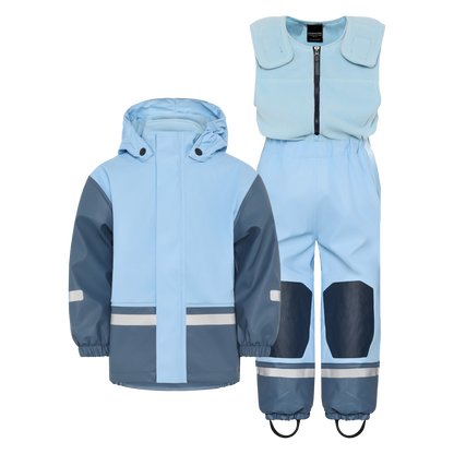 Kids Fleece Lined 2-piece Boardman  Rain Set | Didriksons |