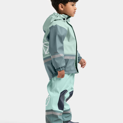 Kids Fleece Lined 2-piece Boardman  Rain Set | Didriksons |