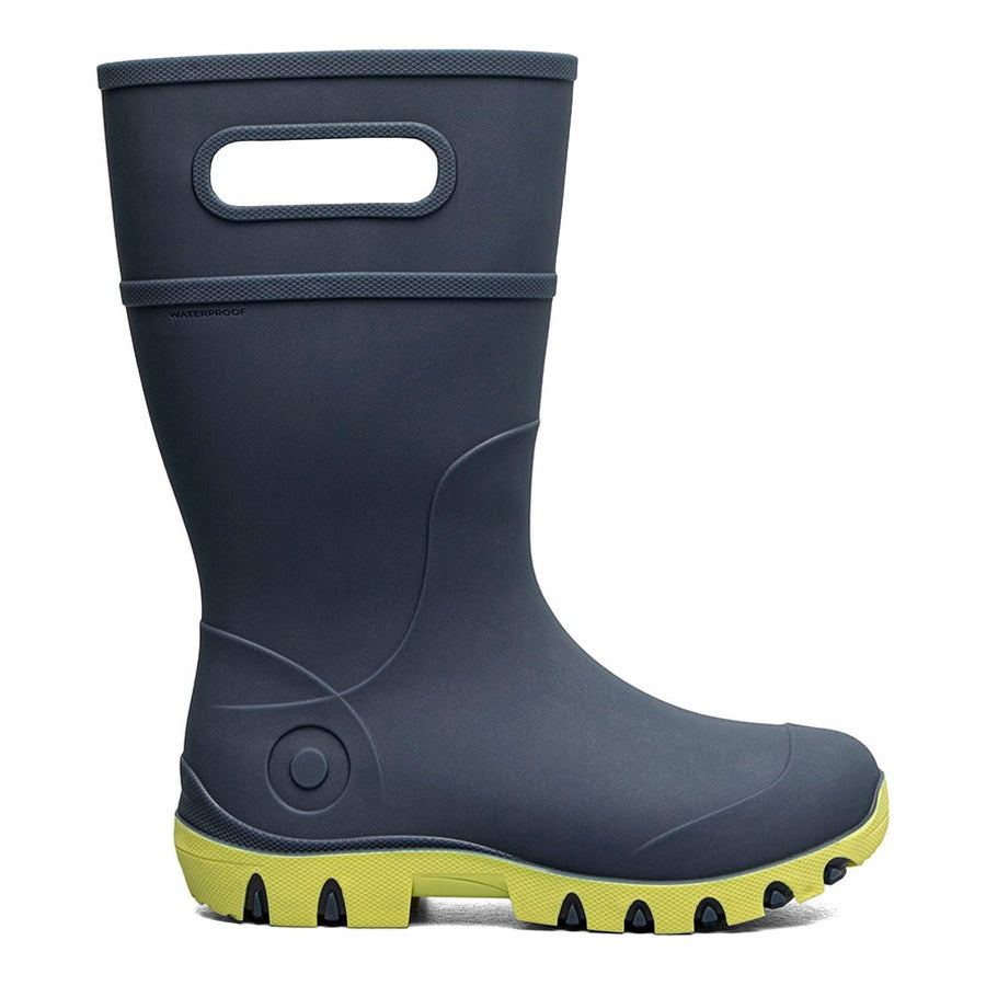 Kids Essential Tall Rain Boots | Bogs | #color_navy-multi