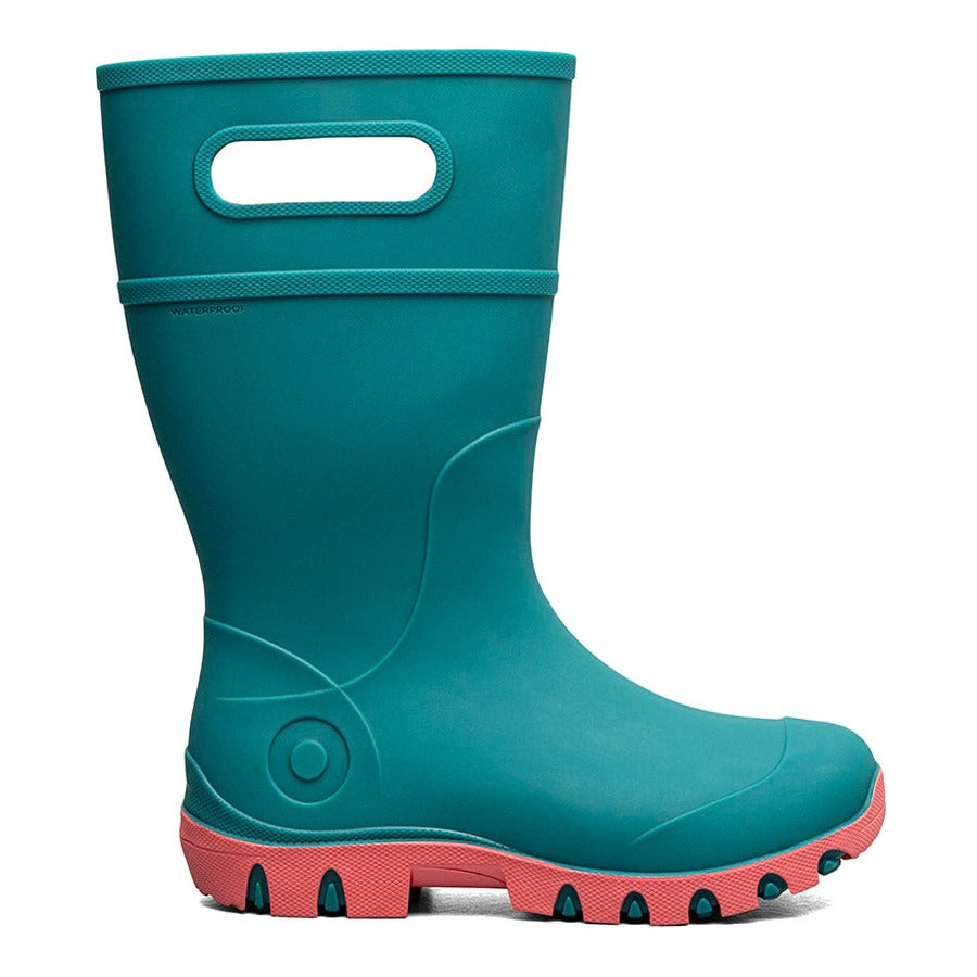 Kids Essential Tall Rain Boots | Bogs | #color_turquoise