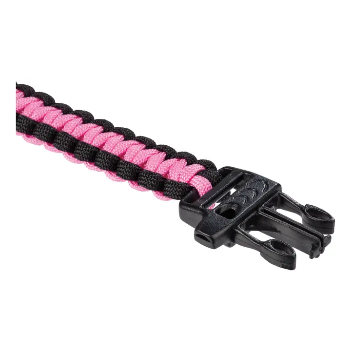 Outdoor Discovery Survival Bracelet with Whistle