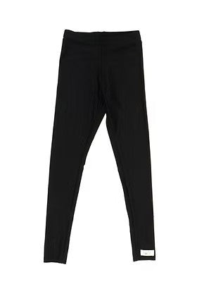 Youth Compression Pants - Calming, Sensory-Friendly, Base Layer | Kozie Kids #color_black