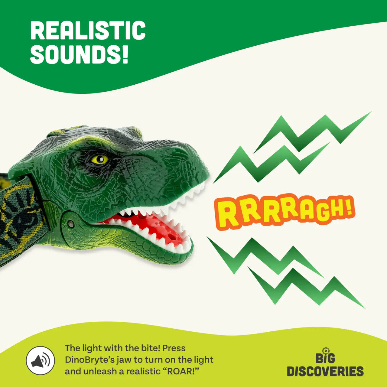 Dinobryte Dinosaur Headlamp