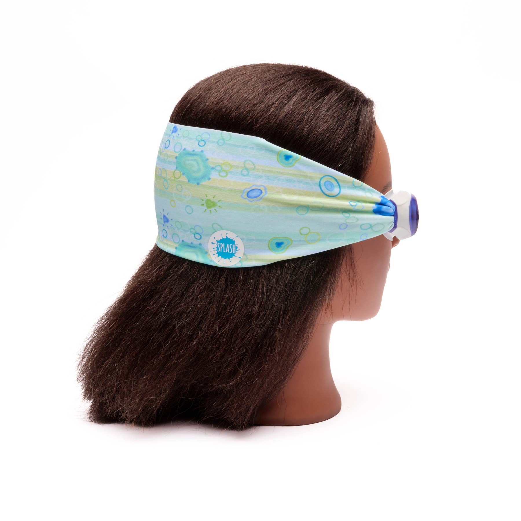 Kids Tangle-Free Swim Goggles – Splash Place Sea Glass – Blue Tinted Lenses