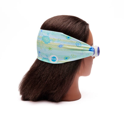 Kids Tangle-Free Swim Goggles – Splash Place Sea Glass – Blue Tinted Lenses