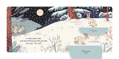 Kids Woodland Animal Board Book – Peek-a-boo Haiku – Interactive Lift-the-Flap Nature Book