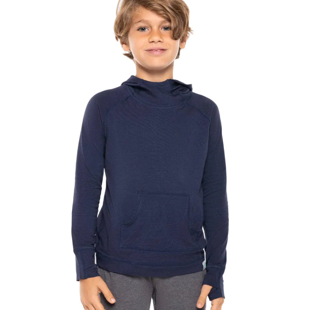 Kid's LumaLeo Hoodie | Navy