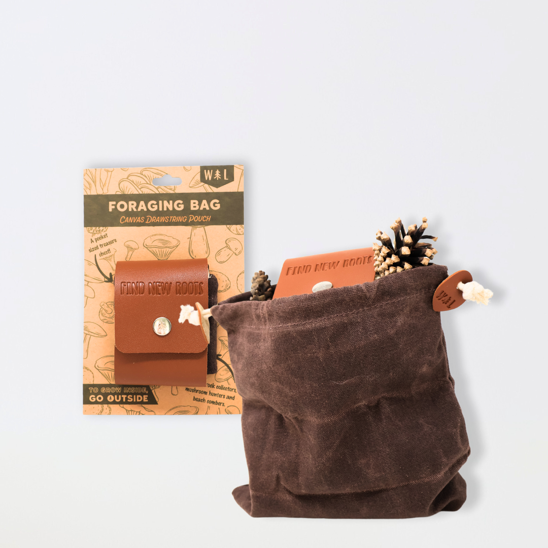 Find New Roots Waxed Canvas Foraging Bag