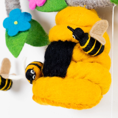 Mobile - Bee Hive and Honey Bee
